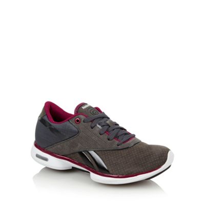 Grey panelled Easytone trainers