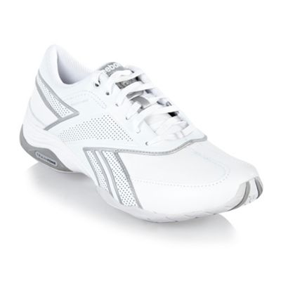 White Traintone sole trainers