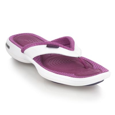 Purple Easy tone flip flops