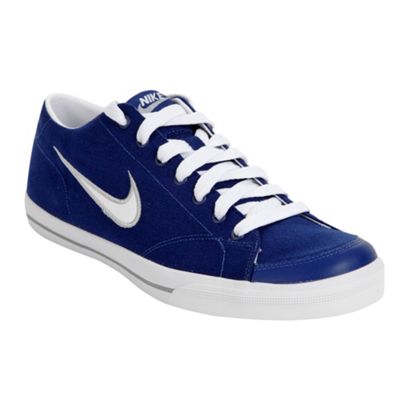 Blue Canvas Capri trainers