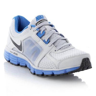 Grey Dual Fusion 2 running trainers