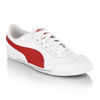 White leather 'Benicio' trainers                                                                                                