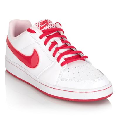 Girls white Backboard 2 trainers