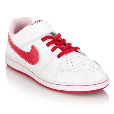 Girls white Backboard 2 trainers