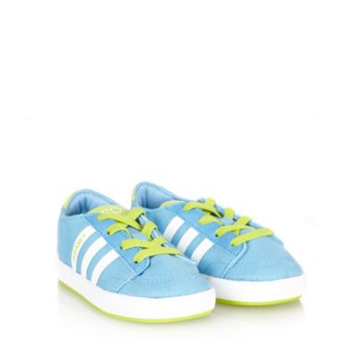 Adidas babies blue 'VLNeo Bball' trainers                                                                                       