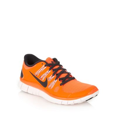 Nike fluorescent orange 'Free 5.0' trainers                                                                                     