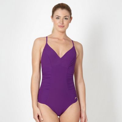 Purple shaper swimsuit