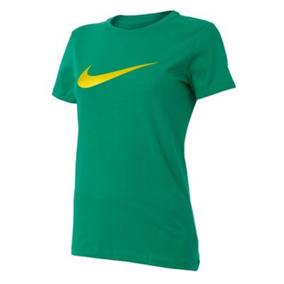 Green Swoosh t-shirt