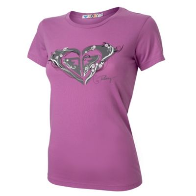 Purple 'Architecture Heart' t-shirt                                                                                             