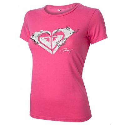 Bright pink 'Architecture Heart' t-shirt                                                                                        