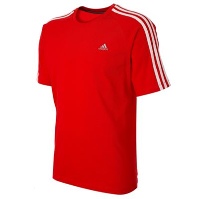 Adidas Red essential t-shirt