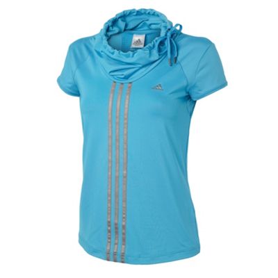 Adidas Bright blue Clima 365 gym t-shirt