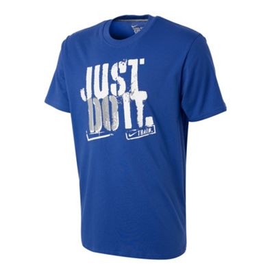 Nike Blue Dri Fit Just Do it t-shirt