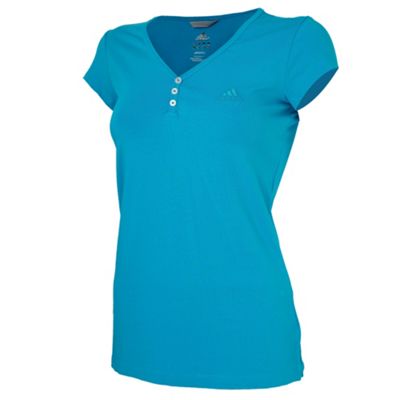 Adidas Dark turquoise essential t-shirt