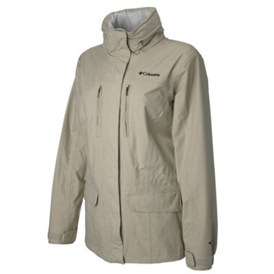 Columbia Beige Turning Point waterproof jacket