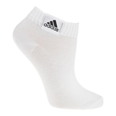 Set Of Three White Trainer Socks