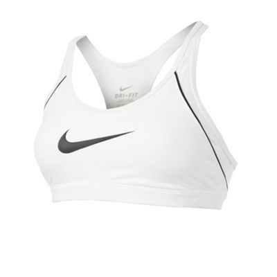 Nike White Dri Fit Airborn sports bra