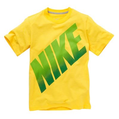 Nike Yellow block t-shirt