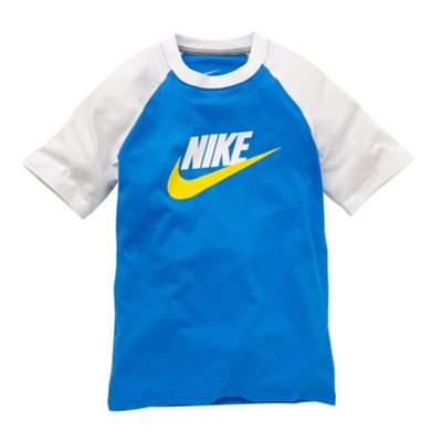 Nike Blue corporate raglan t-shirt