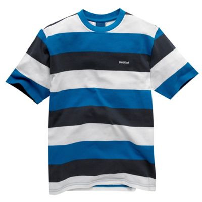 Blue striped t-shirt