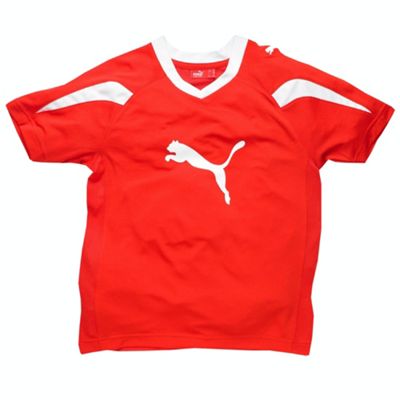 Red training t-shirt