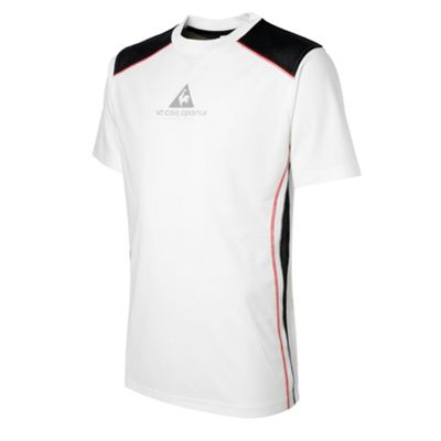 Le Coq Sportif White Urnham training t-shirt