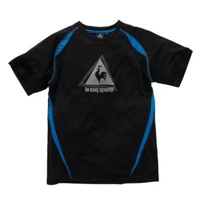 Le Coq Sportif Black training t-shirt