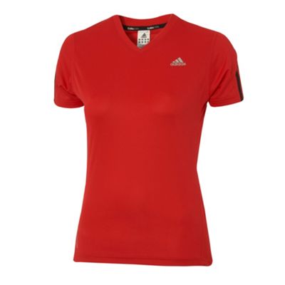 Red Adidas Climacool t-shirt