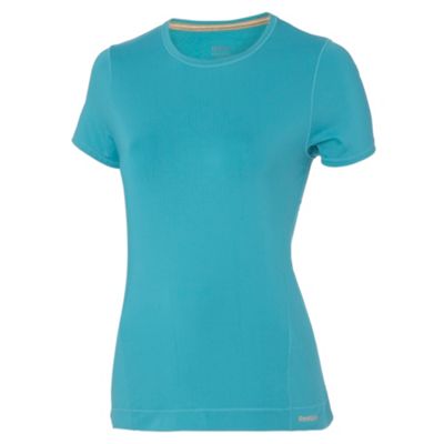 Reebok Turquoise performance crew neck t-shirt