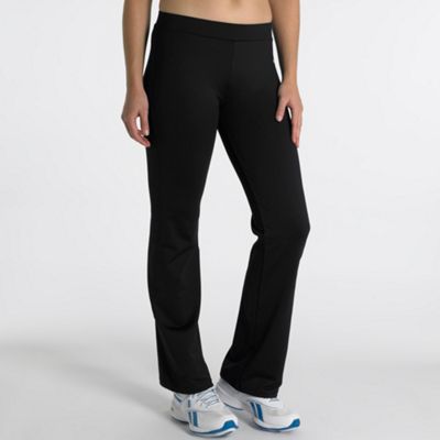 Black performance fitness trousers