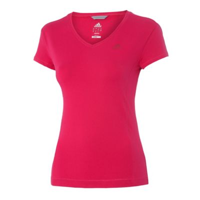 Adidas Bright pink Climalite t-shirt