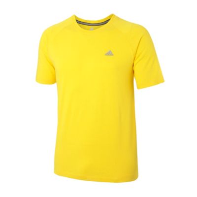 Adidas Yellow crew t-shirt