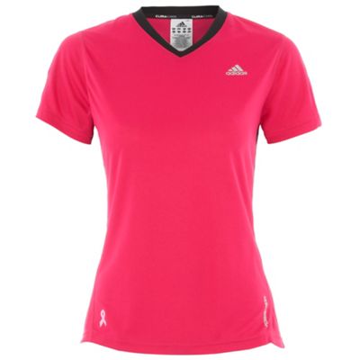 Adidas Bright pink BTBC performance t-shirt