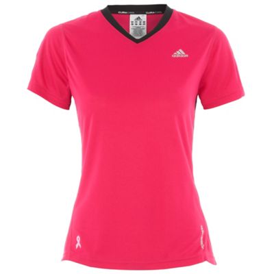 Bright pink BTBC performance t-shirt