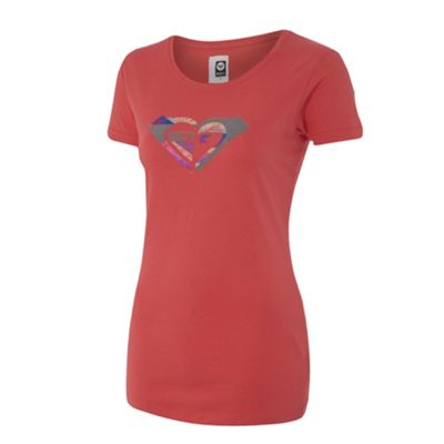 Roxy Rose heart print t-shirt