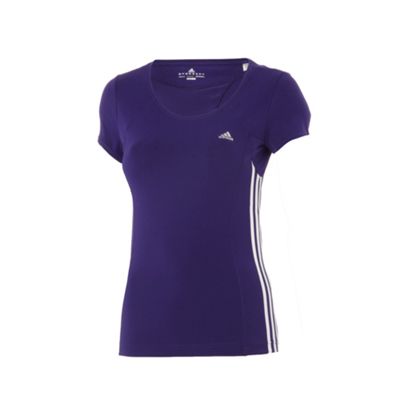 Adidas Purple Clima Core t-shirt