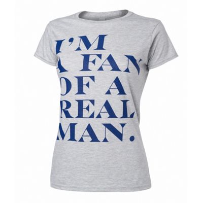 Grey Im a fan Womens Aid charity t-shirt