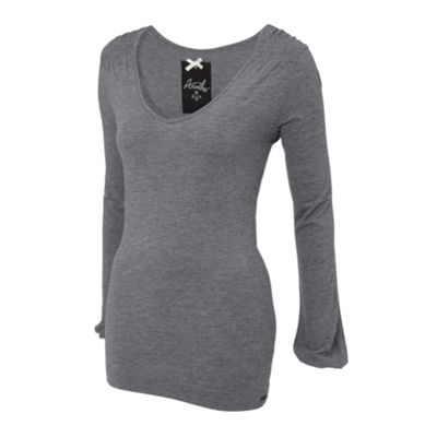 Grey songbird morgan long sleeve t-shirt