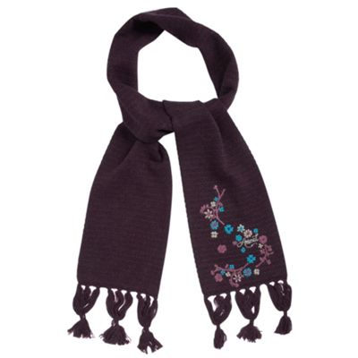 Plum joy scarf