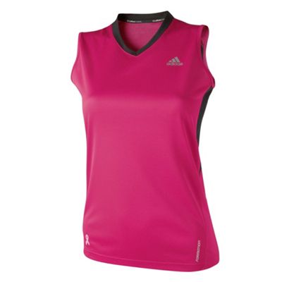 Adidas Bright pink BTBC sleeveless t-shirt
