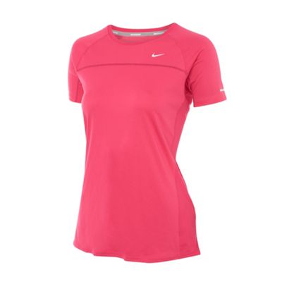 Nike Bright pink Miler t-shirt