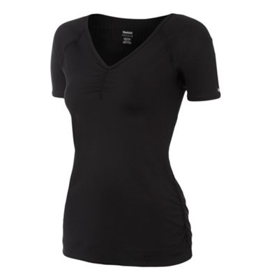 Black v-neck training t-shirt