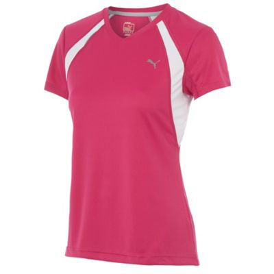 Pink running t-shirt