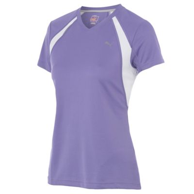 Purple running t-shirt