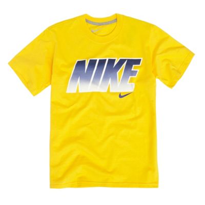 Nike Yellow logo t-shirt