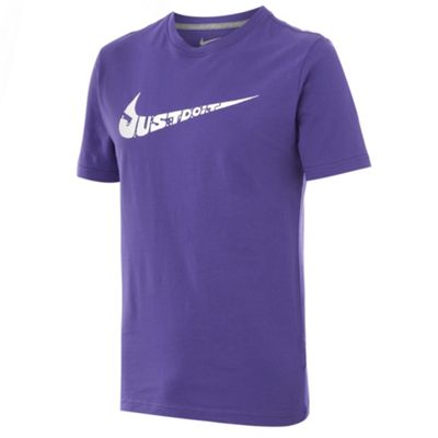 Nike Purple classic Swoosh t-shirt