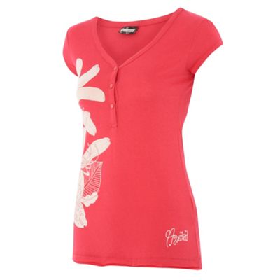 Animal Pink fancy v-neck t-shirt