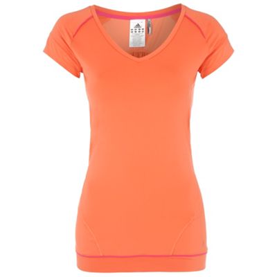 Adidas Orange training t-shirt