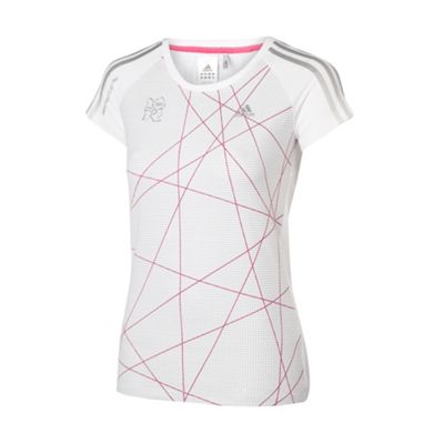 Adidas White 2012 Olympics t-shirt