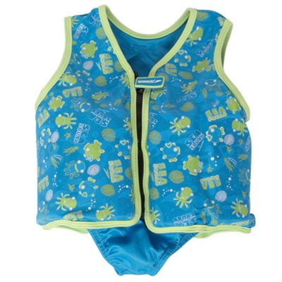 Bright blue boys padded swimming vest